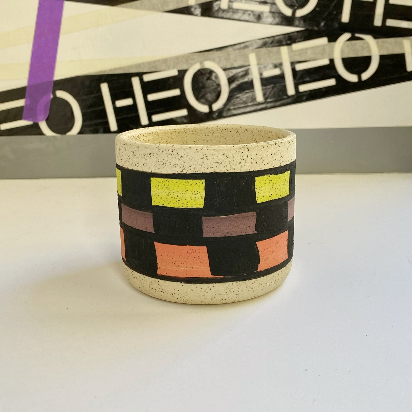 Small Chequered Planter