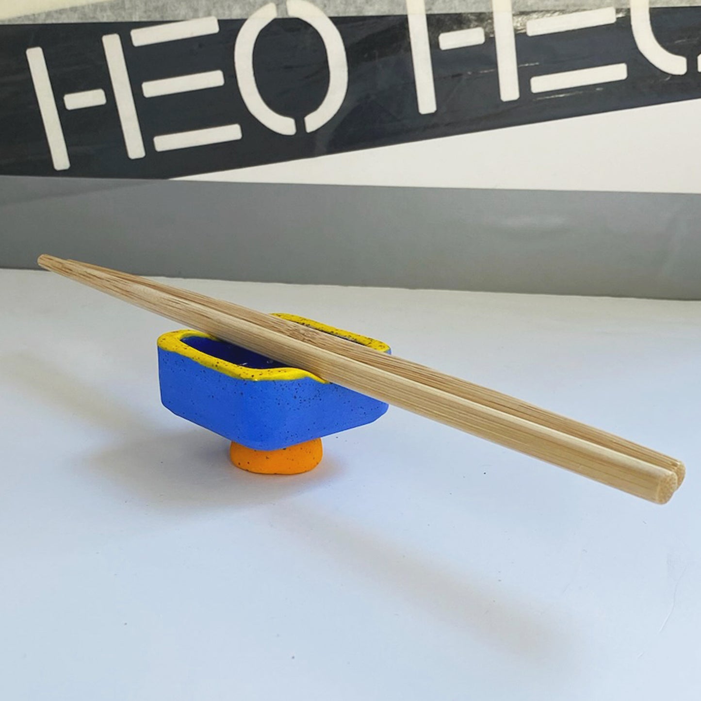 Cartoon Sauce and Chopstick Dishes