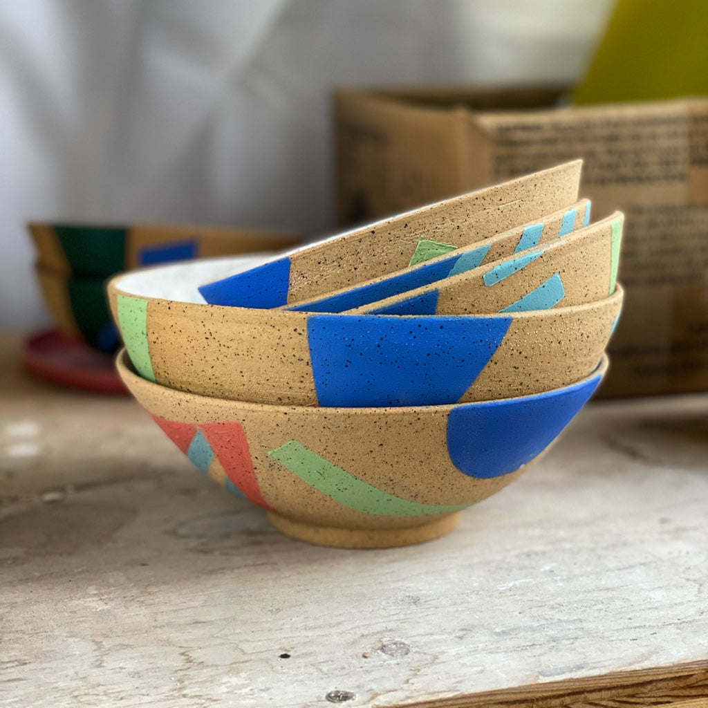Geometric Pop Bowl